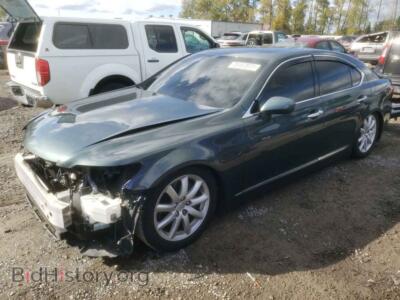2007 Lexus LS460 LS 460, green — VIN JTHBL46F775043720, Copart