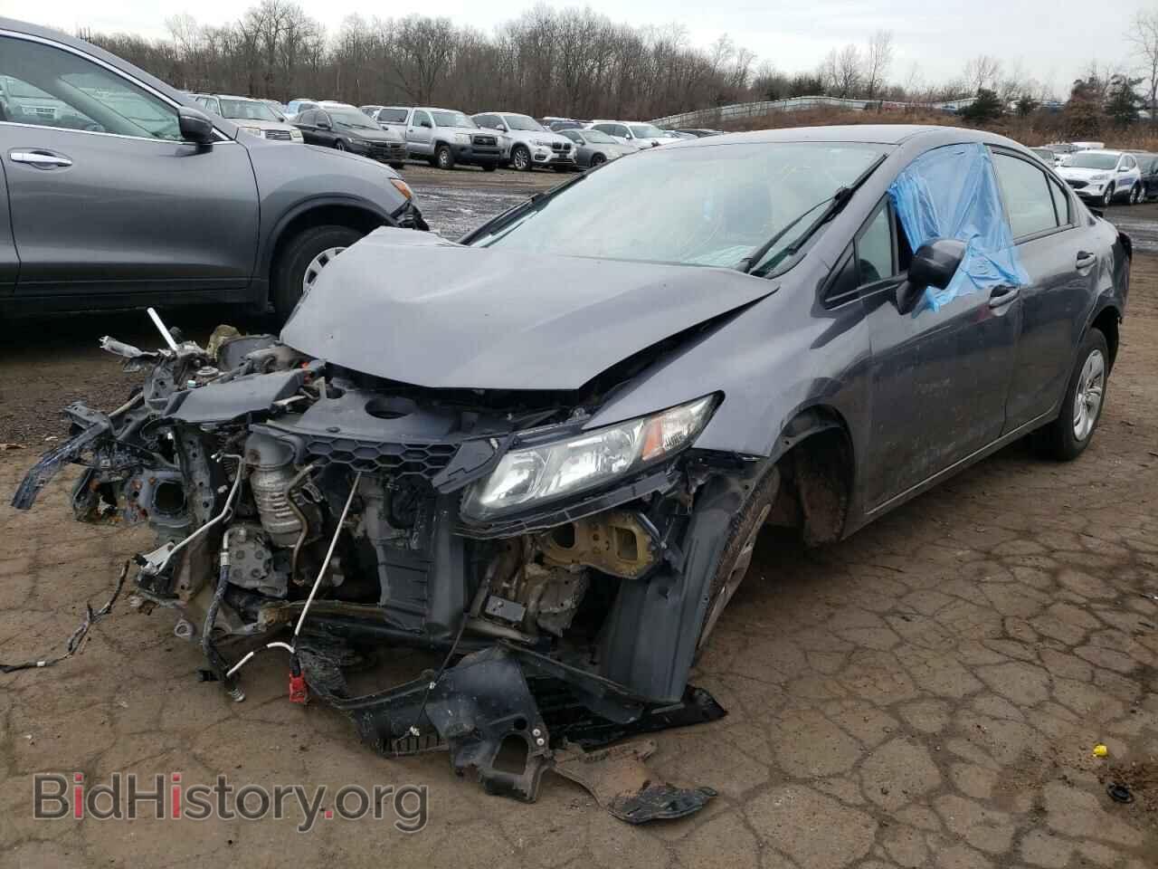 2014 HONDA CIVIC - VIN: 2HGFB2F57EH541392 - Фото 2
