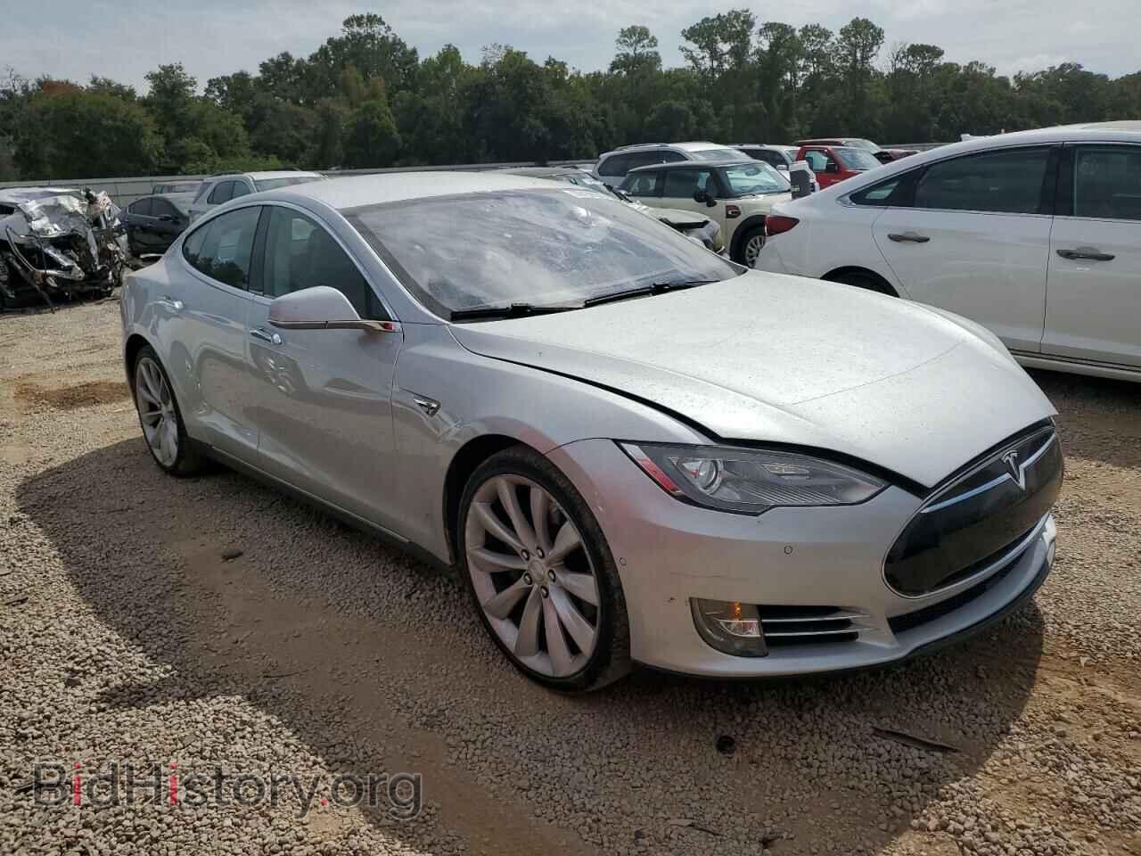 2014 TESLA MODEL S - VIN: 5YJSA1H1XEFP61412 - Фото 4