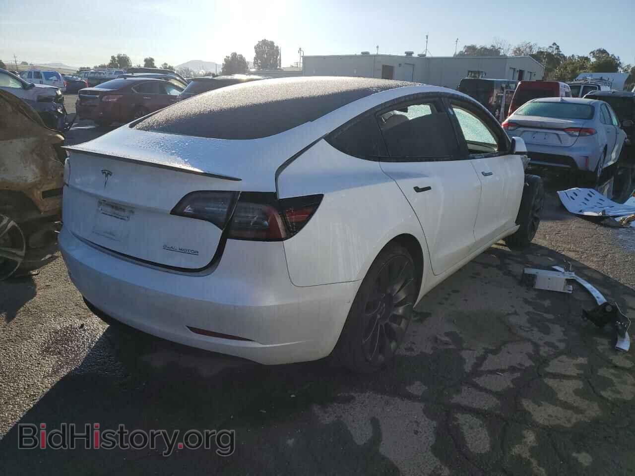2021 TESLA MODEL 3 - VIN: 5YJ3E1EC9MF075889 - Фото 3