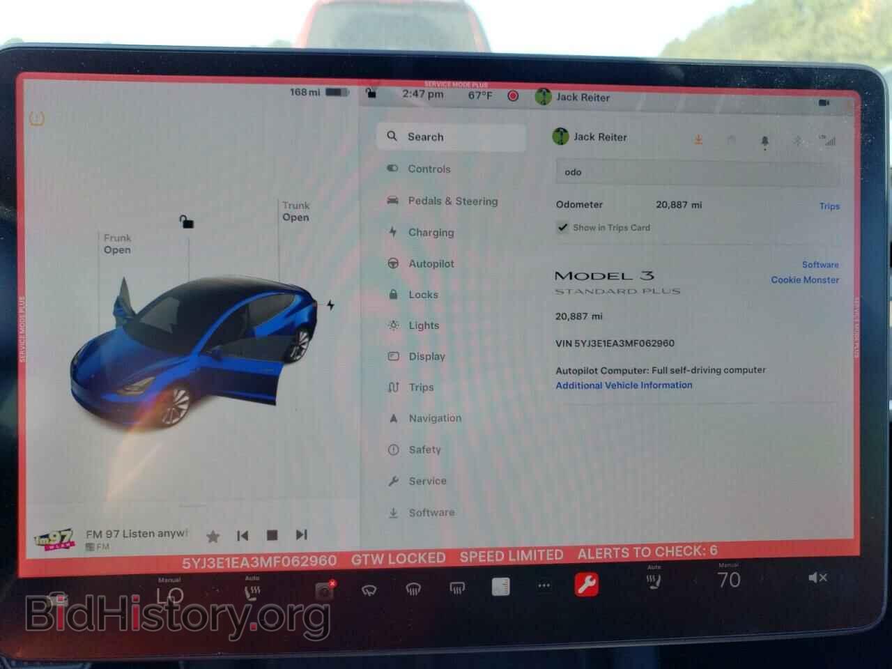 2021 TESLA MODEL 3 - VIN: 5YJ3E1EA3MF062960 - Фото 9