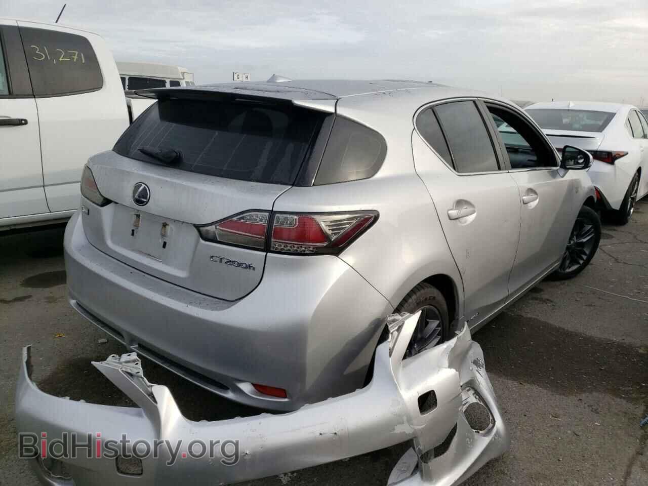2012 LEXUS CT 200 - VIN: JTHKD5BH7C2094009 - Фото 3