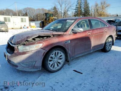 2014 Ford TAURUS Taurus LIM, красный — VIN 1FAHP2F88EG141104, Copart