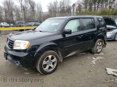 2013 Honda PILOT Pilot EXL, черный — VIN 5FNYF4H58DB073293, Copart