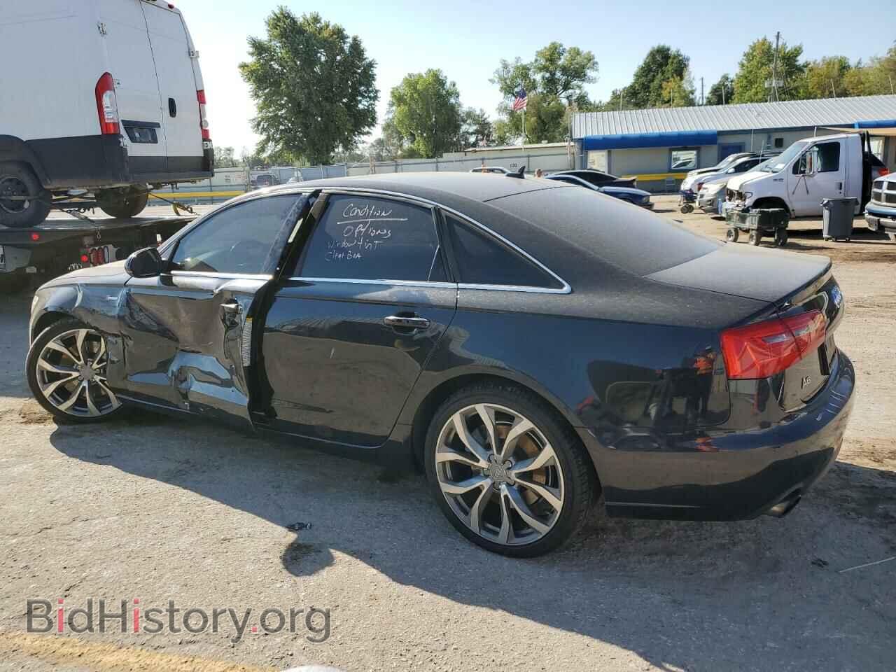 2013 AUDI A6 - VIN: WAUGGAFC4DN097226 - Фото 2