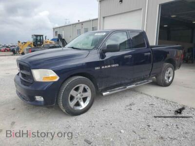 2012 Dodge RAM 1500 ST, black — VIN 1C6RD7FT2CS312021, Copart