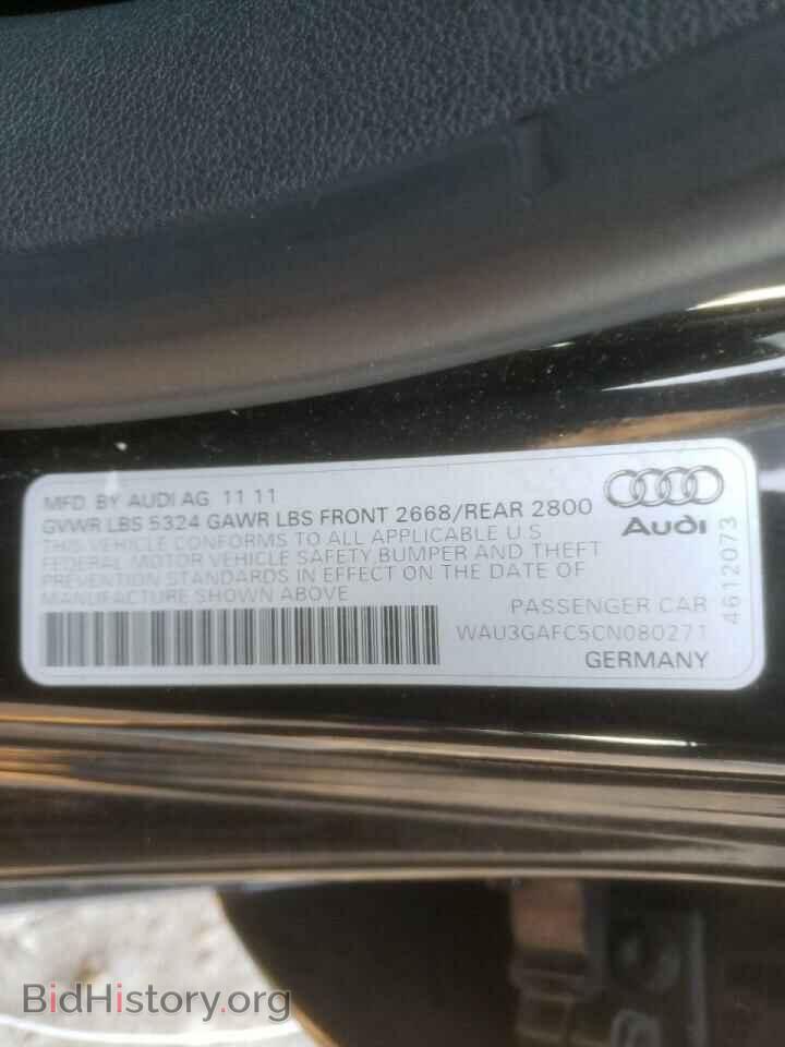 2012 AUDI A7 - VIN: WAU3GAFC5CN080271 - Photo 10