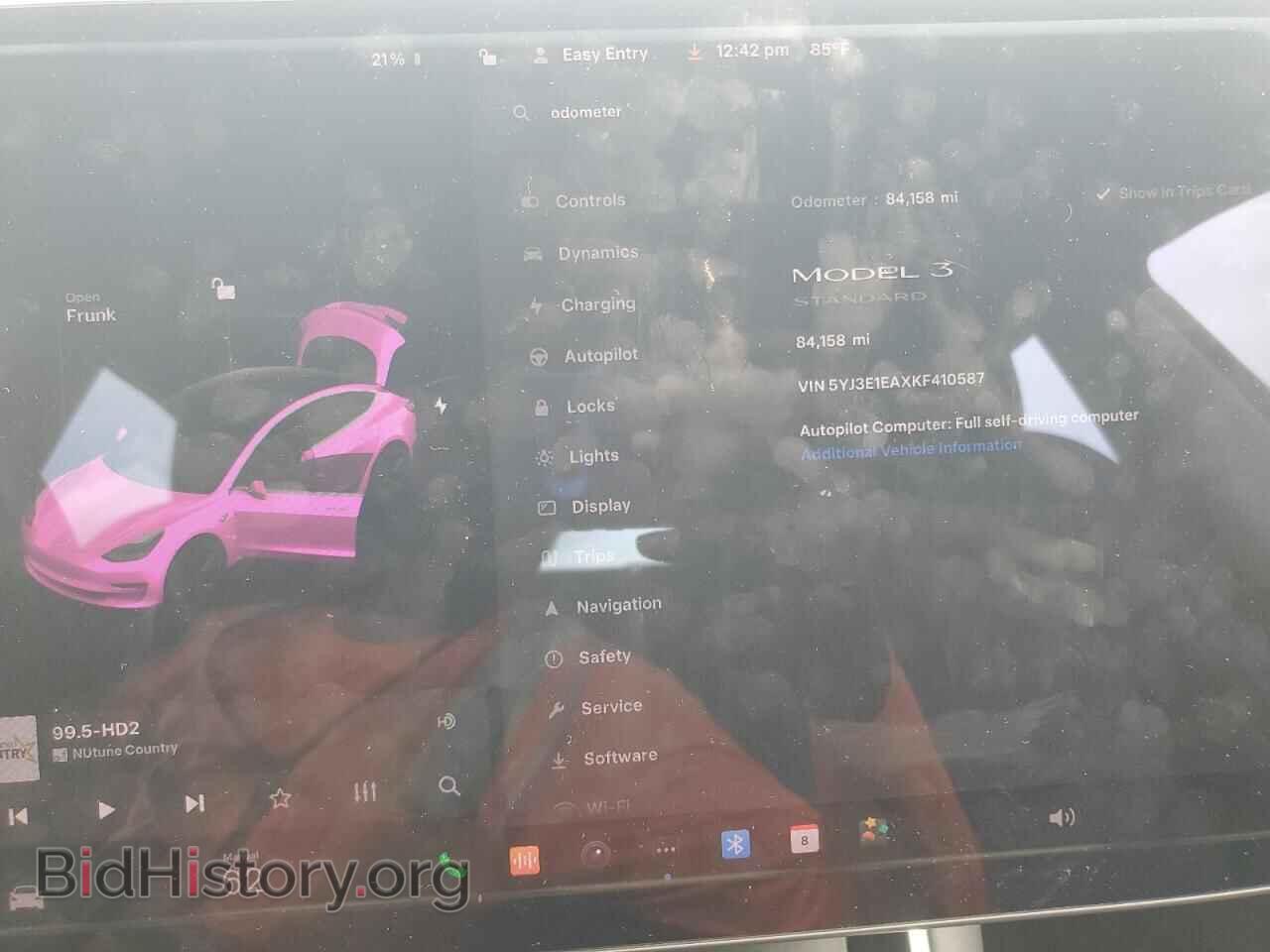 2019 TESLA MODEL 3 - VIN: 5YJ3E1EAXKF410587 - Фото 9