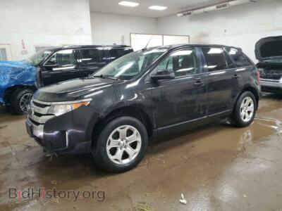 2014 Ford EDGE SEL, black — VIN 2FMDK3JC4EBA12580, Copart