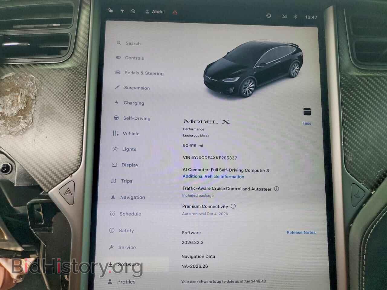 2019 TESLA MODEL X - VIN: 5YJXCDE4XKF205337 - Фото 9