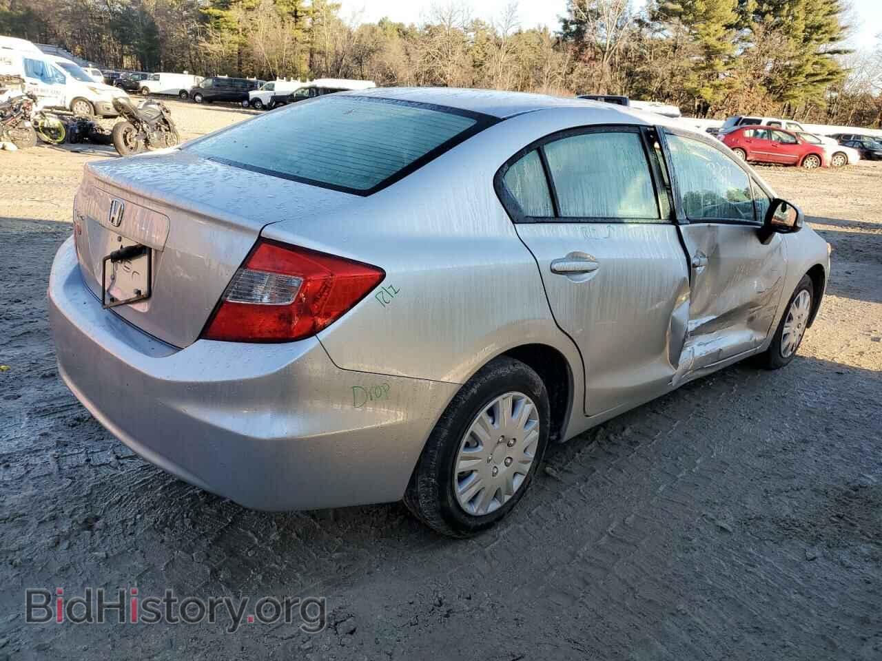 2012 HONDA CIVIC - VIN: 2HGFB2F54CH607233 - Фото 3