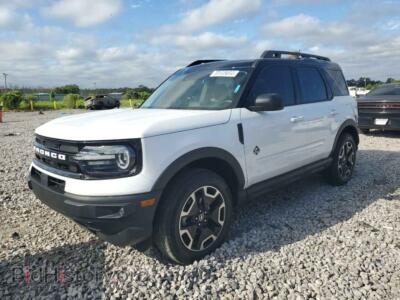 2023 Ford BRONCO Outer Banks, белый — VIN 3FMCR9C62PRD12544, Copart