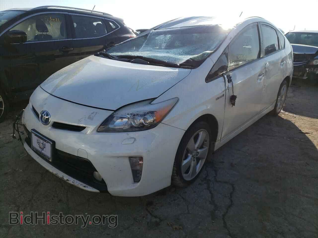 2013 TOYOTA PRIUS - VIN: JTDKN3DU2D5556263 - Фото 2