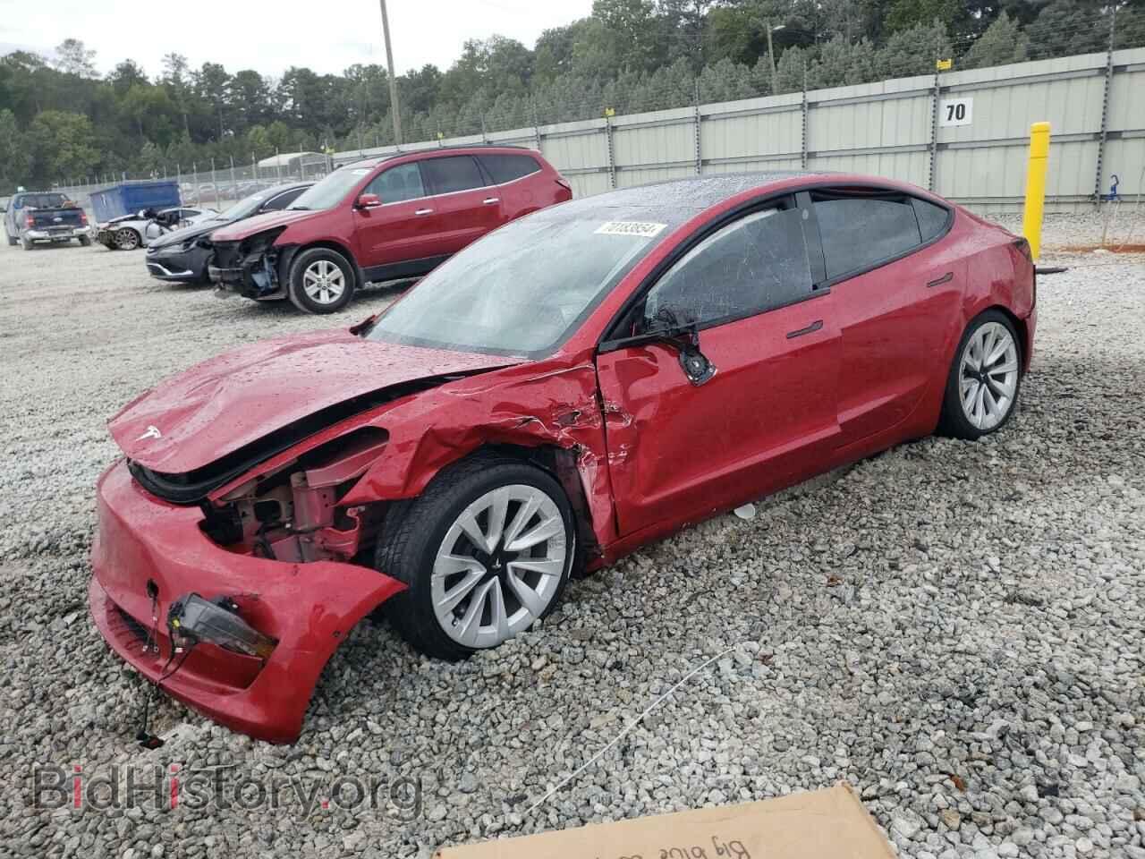 Фотография 5YJ3E1EA2MF989710 - TESLA MODEL 3 2021