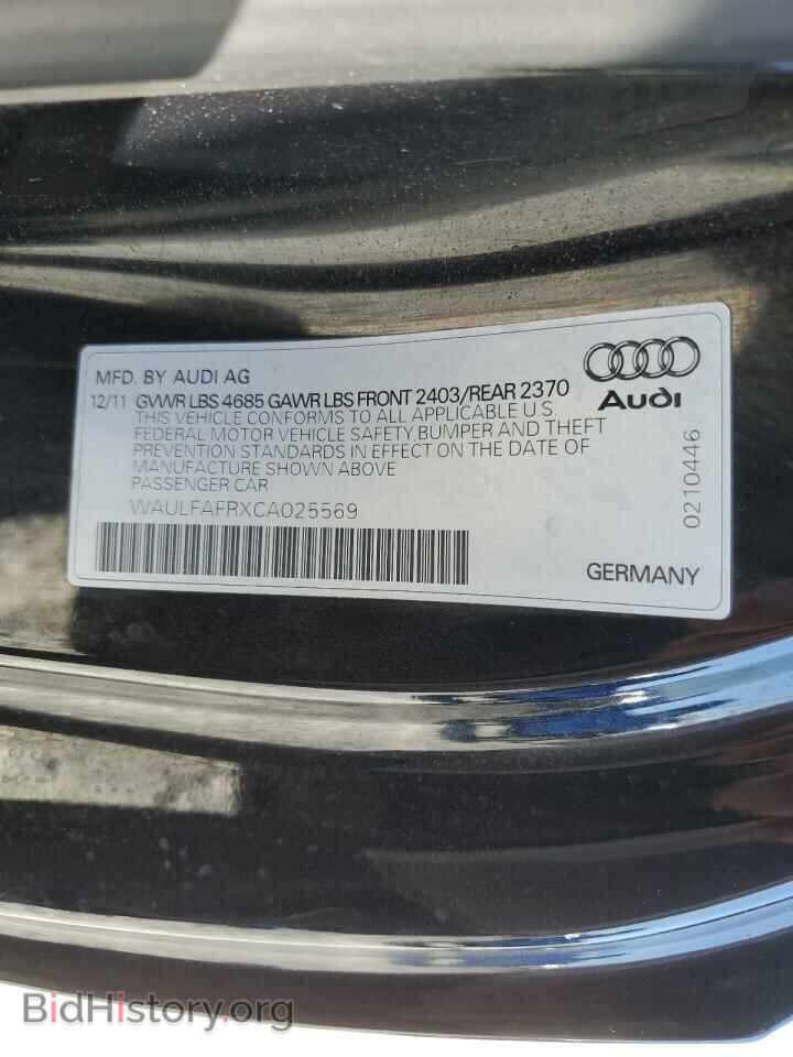 2012 AUDI A5 - VIN: WAULFAFRXCA025569 - Photo 13
