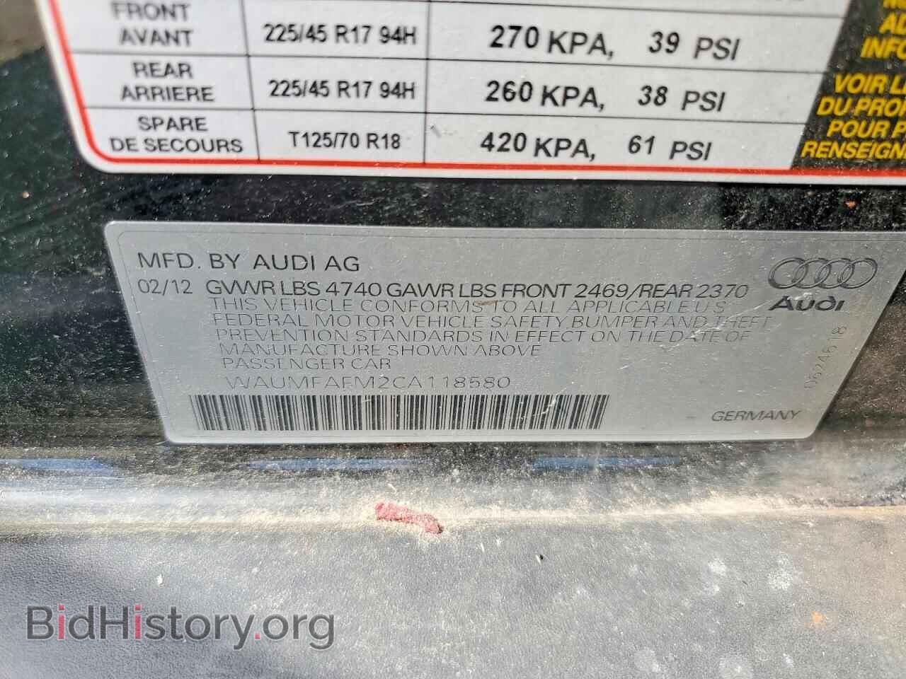 2012 AUDI A3 - VIN: WAUMFAFM2CA118580 - Photo 12