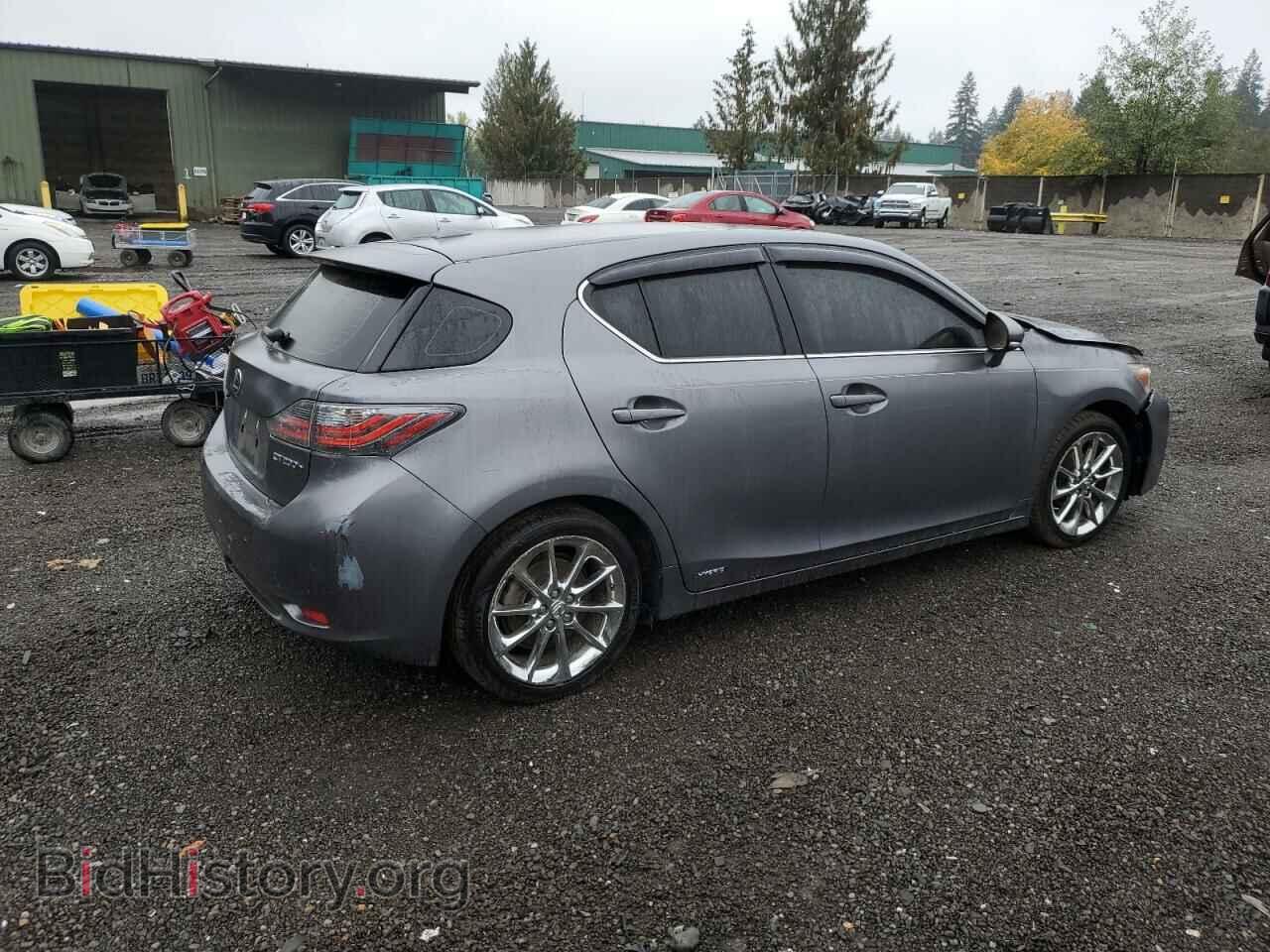2012 LEXUS CT 200 - VIN: JTHKD5BH9C2086137 - Фото 3
