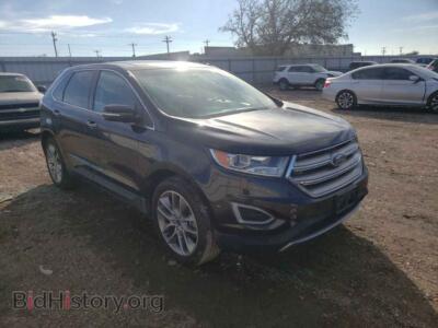 2015 Ford EDGE Edge Titan, черный — VIN 2FMTK3K88FBC41741, Copart
