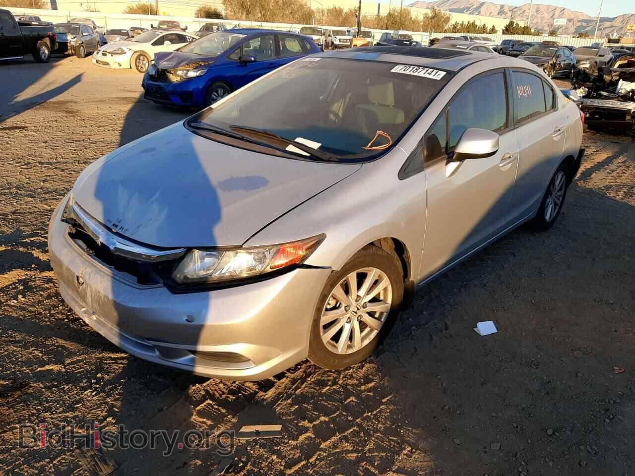 2012 HONDA CIVIC - VIN: 2HGFB2F8XCH553947 - Фото 2