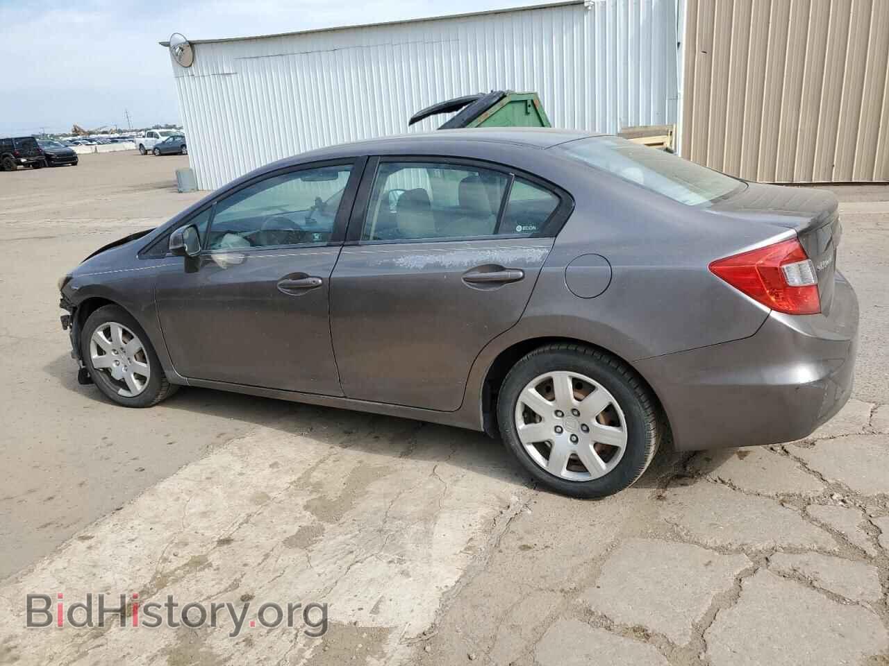 2012 HONDA CIVIC - VIN: 2HGFB2F55CH601098 - Фото 2