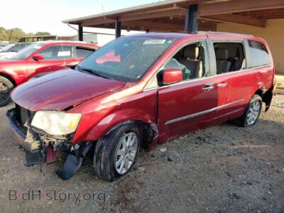 2011 Chrysler MINIVAN Town & COU, красный — VIN 2A4RR8DG6BR656290, Copart