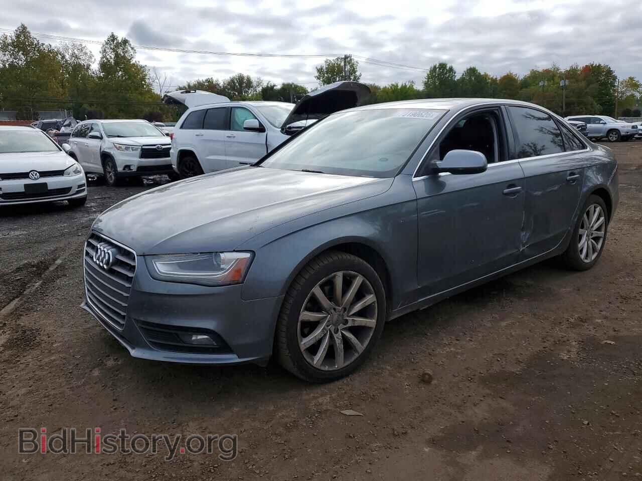 2013 Audi A4 Premium Plus (VIN WAUFFAFL1DA168517) — photo 1 of 12, Copart, damage: side