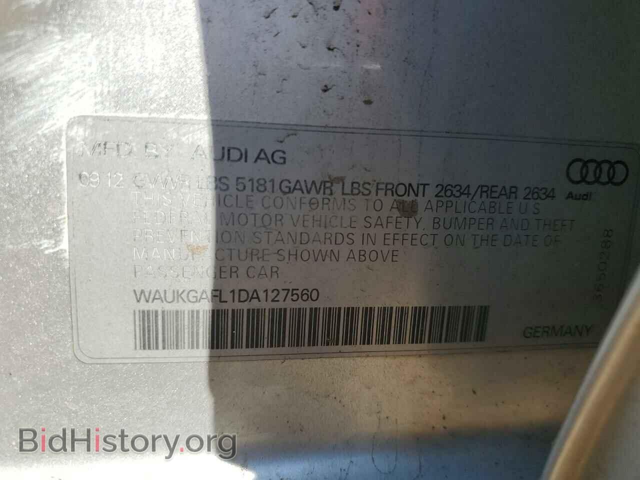 2013 AUDI S4/RS4 - VIN: WAUKGAFL1DA127560 - Фото 12