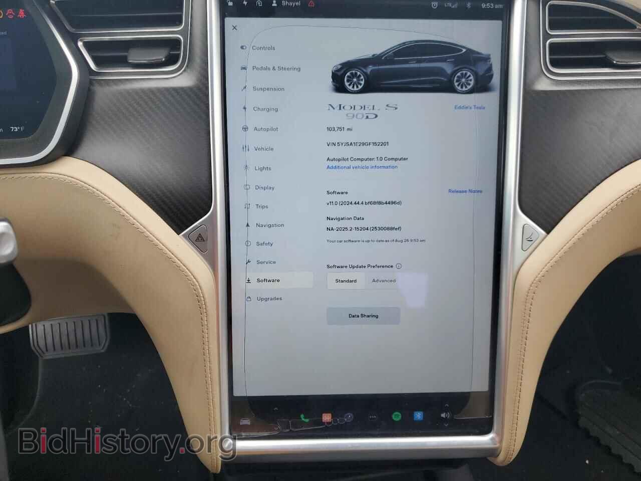 2016 TESLA MODEL S - VIN: 5YJSA1E29GF152201 - Photo 9