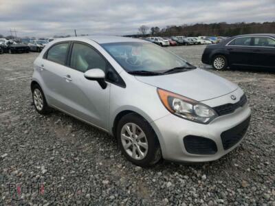 2013 Kia RIO RIO LX, silver — VIN KNADM5A37D6169119, Copart