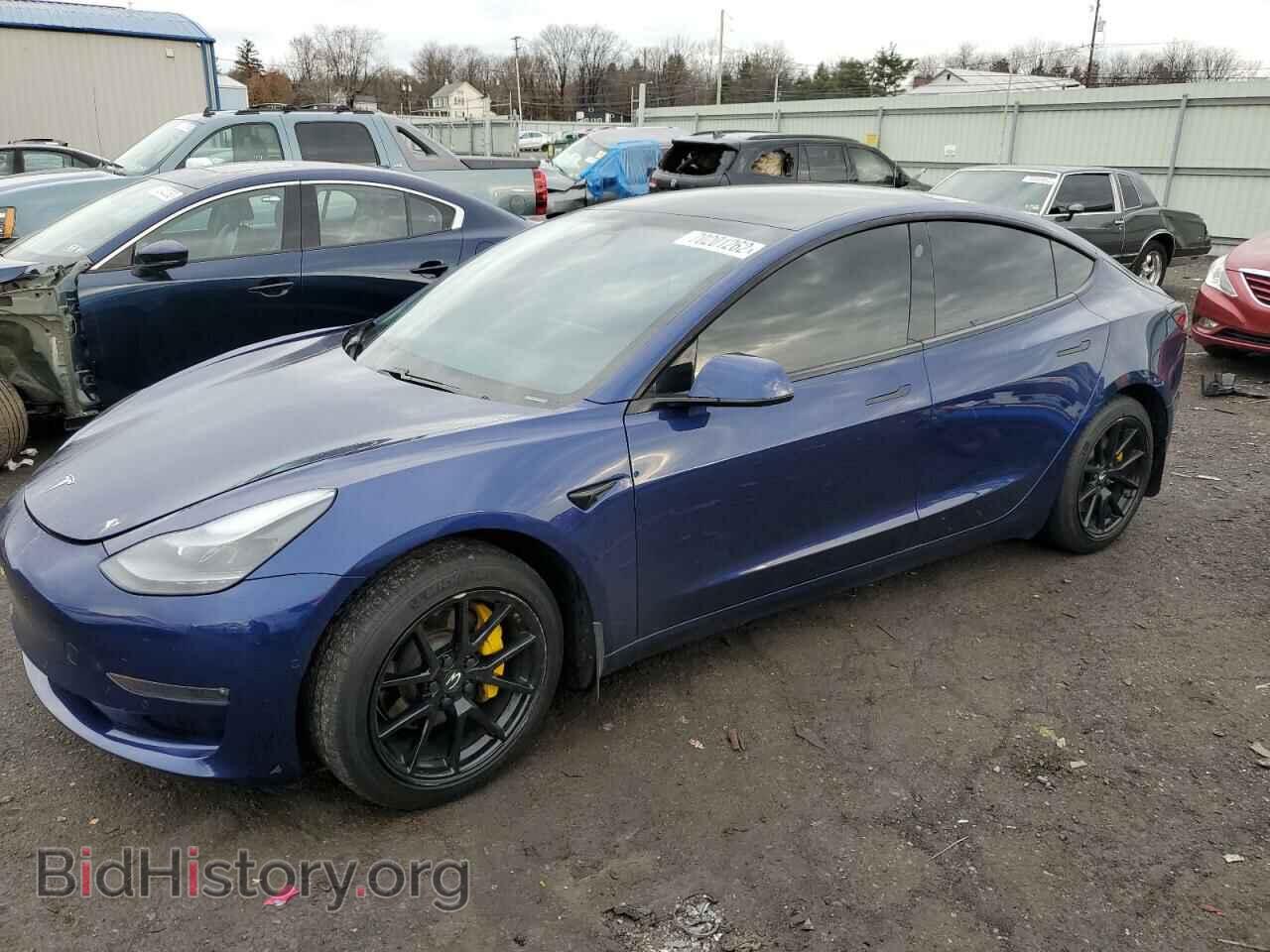 Photo 5YJ3E1EBXMF923821 - TESLA MODEL 3 2021