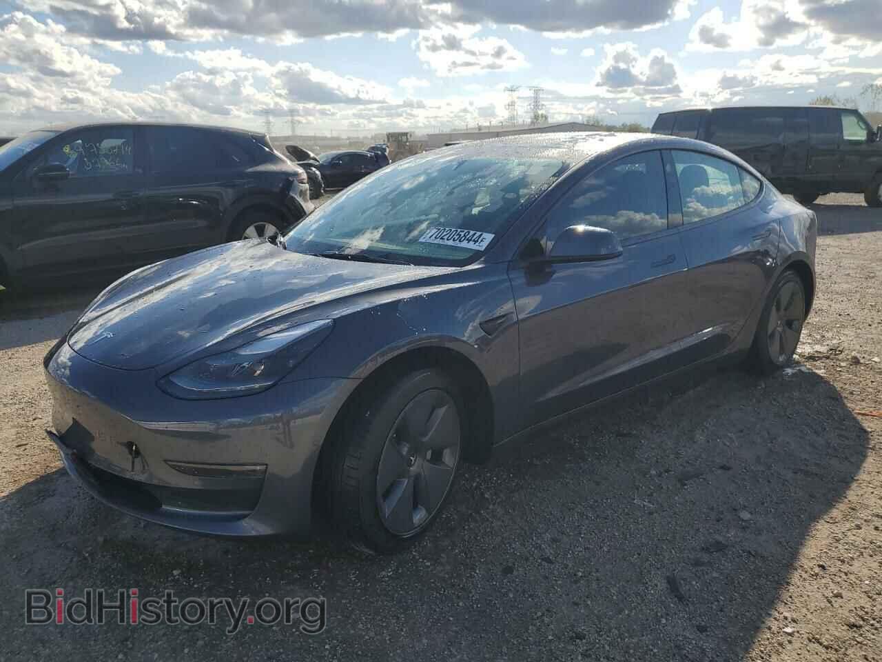 Photo 5YJ3E1EB3NF170764 - TESLA MODEL 3 2022