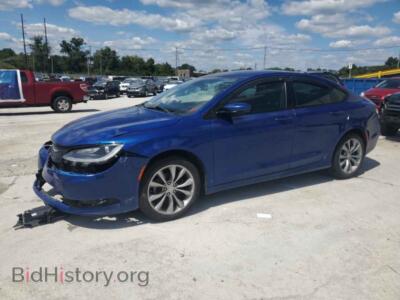 2015 Chrysler 200 S, blue — VIN 1C3CCCBB7FN507904, Copart