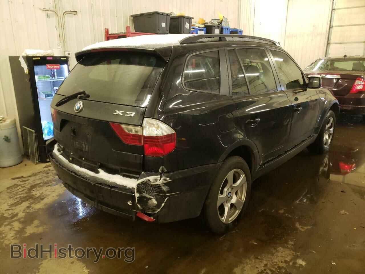 2007 BMW X3 - VIN: WBXPC93437WF22532 - Фото 4