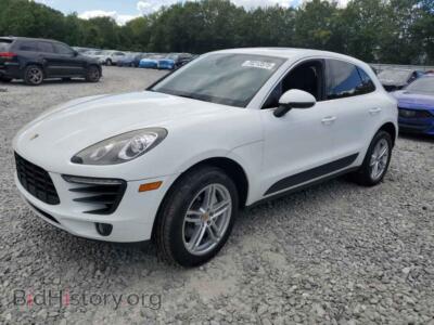 2017 Porsche MACAN S, белый — VIN WP1AB2A55HLB15318, Copart