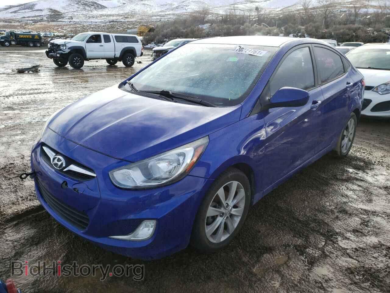 2012 HYUNDAI ACCENT - VIN: KMHCU4AE8CU181344 - Фото 2