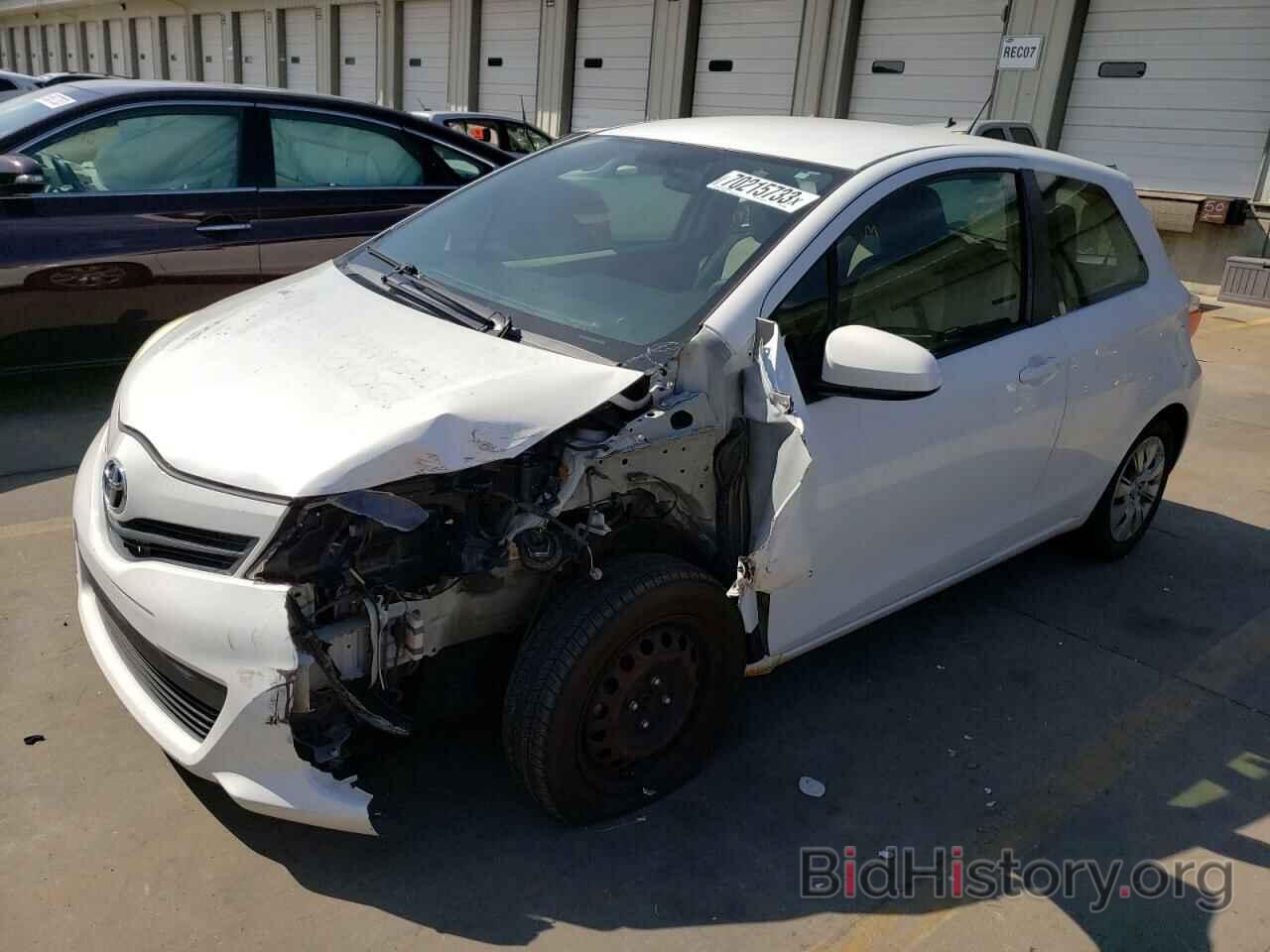 Photo JTDJTUD38CD538689 - TOYOTA YARIS 2012