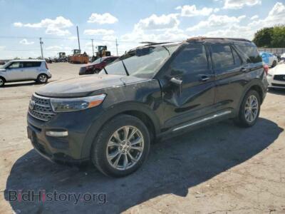 2022 Ford EXPLORER Limited, black — VIN 1FMSK7FH8NGA68114, Copart
