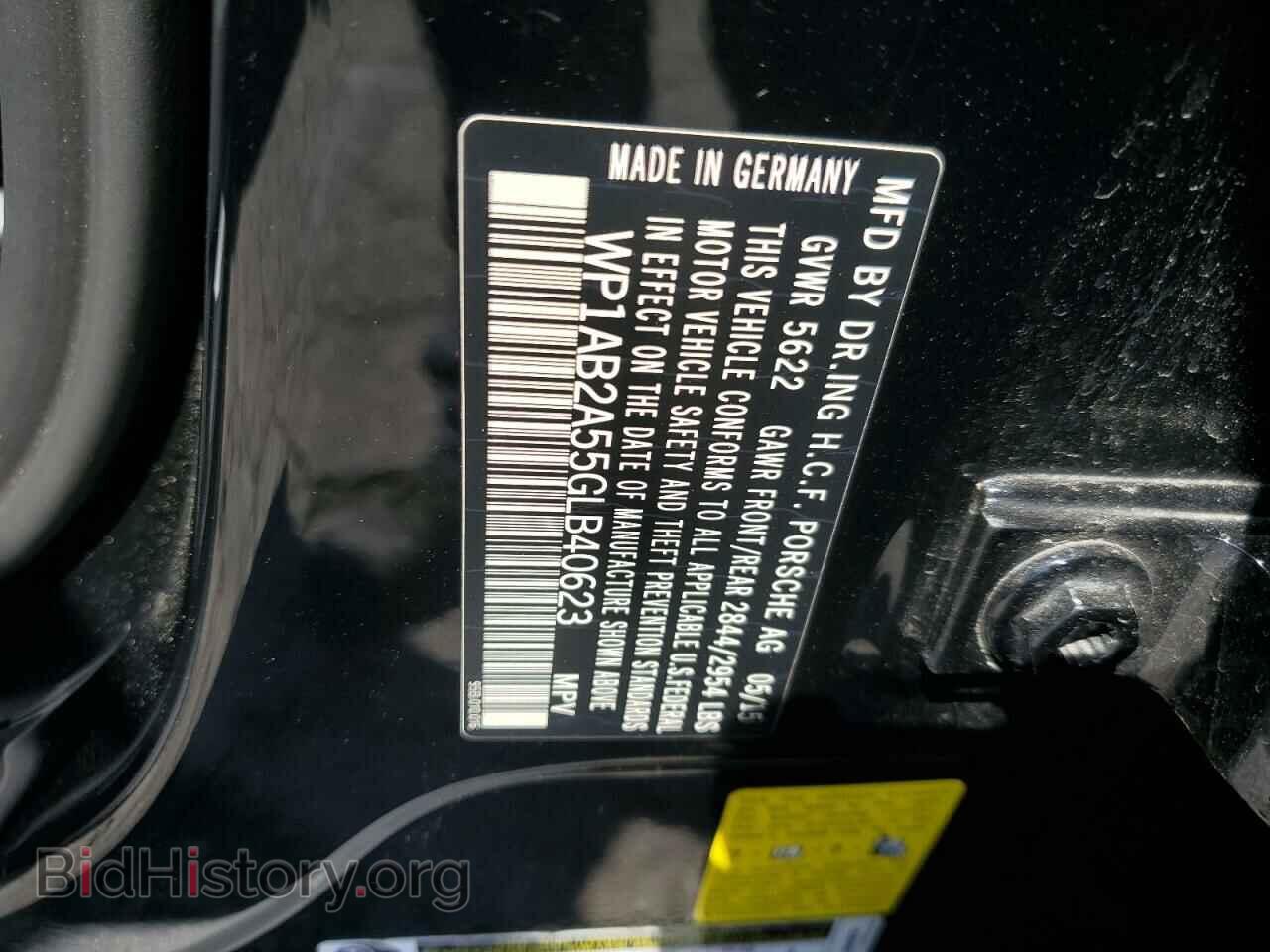 2016 PORSCHE MACAN - VIN: WP1AB2A55GLB40623 - Фото 14