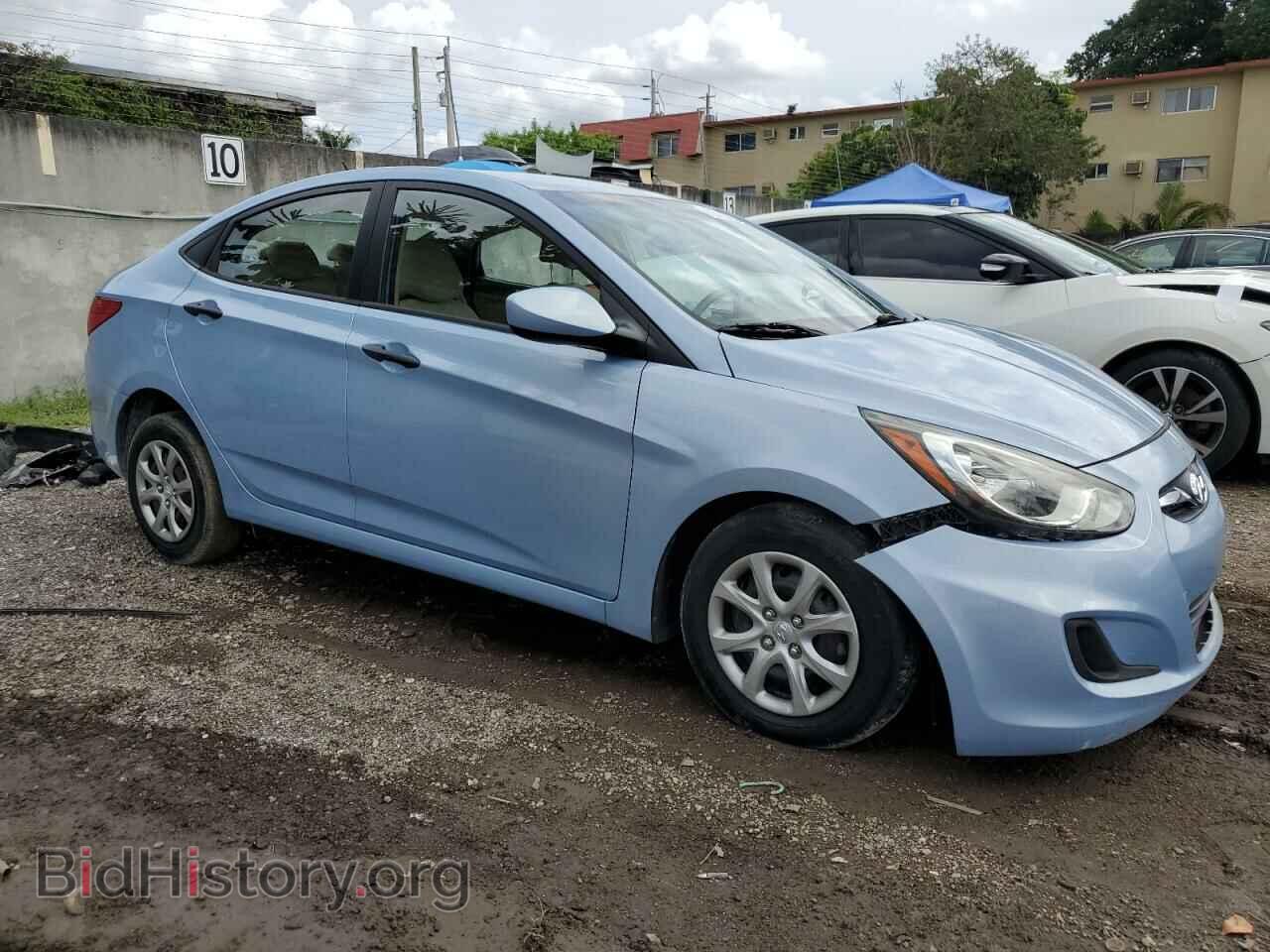 2014 HYUNDAI ACCENT - VIN: KMHCT4AEXEU720360 - Фото 4