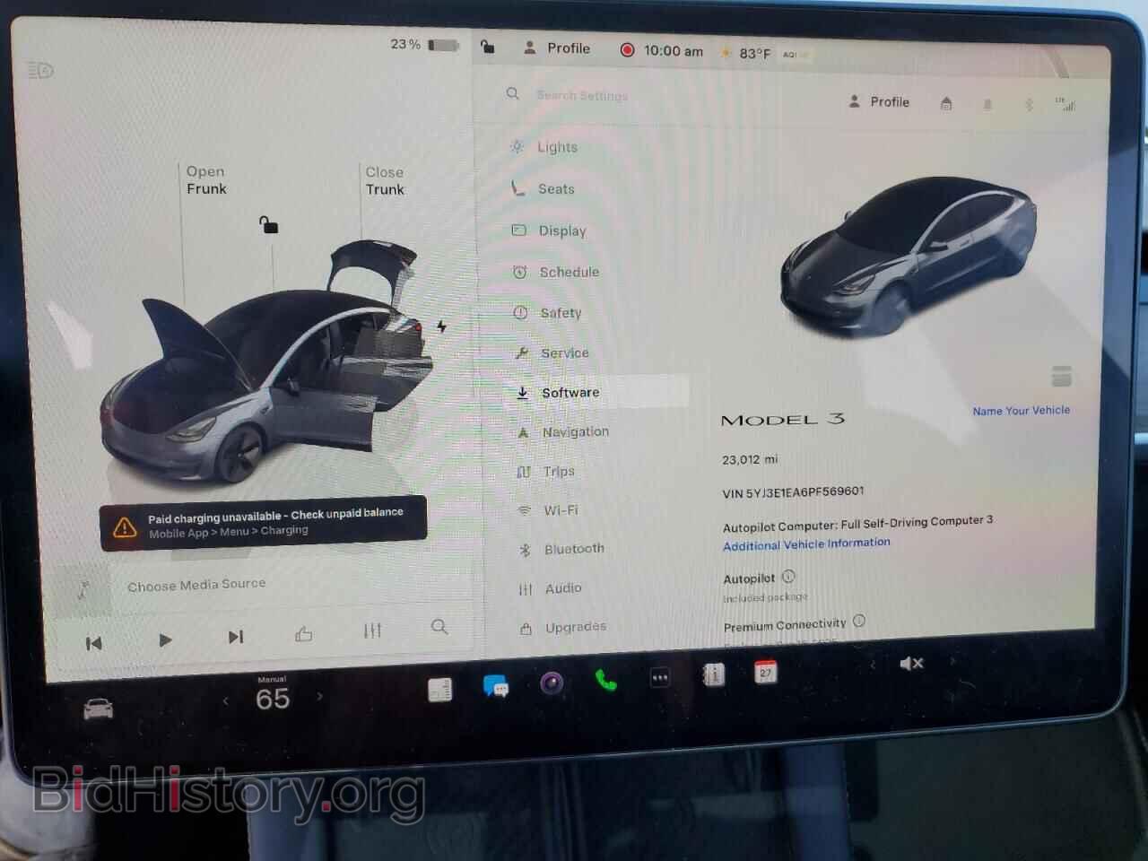 2023 TESLA MODEL 3 - VIN: 5YJ3E1EA6PF569601 - Фото 9