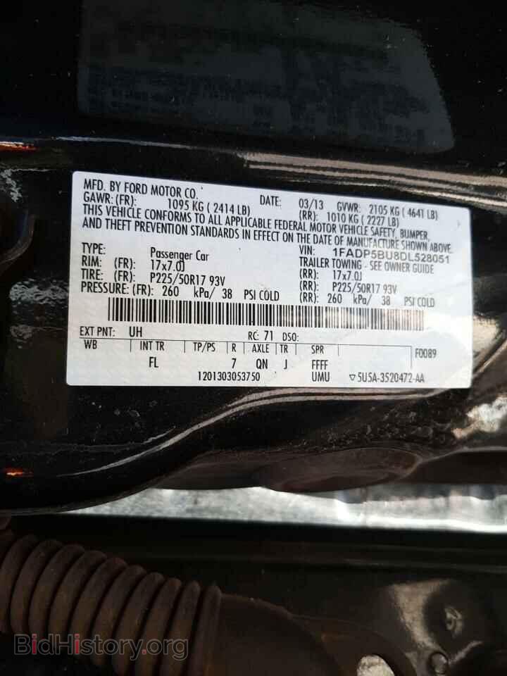 2013 FORD CMAX - VIN: 1FADP5BU8DL528051 - Фото 10