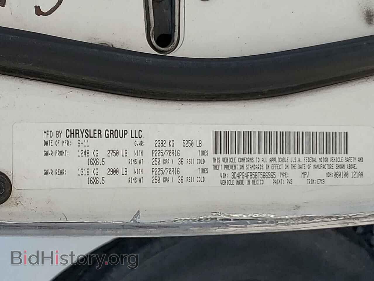 2011 DODGE JOURNEY - VIN: 3D4PG4FB5BT566965 - Photo 13