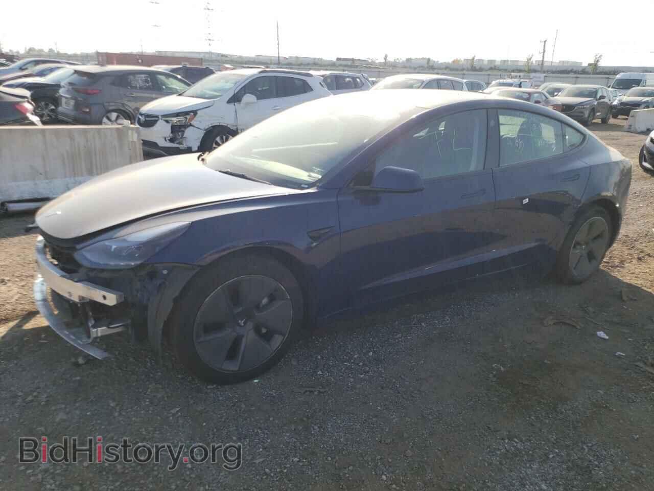 Photo 5YJ3E1EA0NF288004 - TESLA MODEL 3 2022