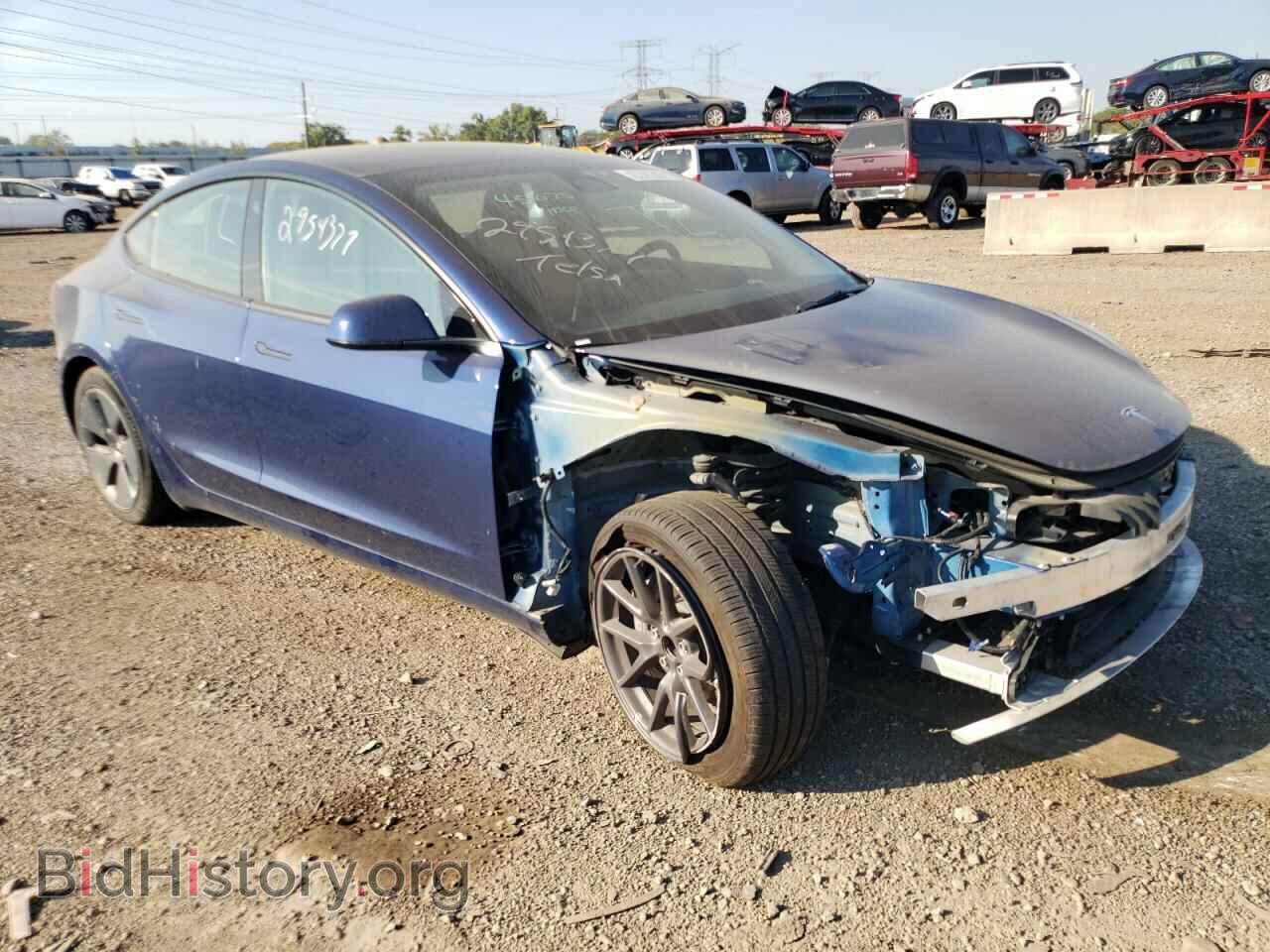 2022 TESLA MODEL 3 - VIN: 5YJ3E1EA0NF288004 - Фото 4