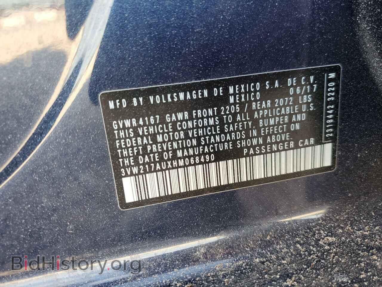 2017 VOLKSWAGEN GOLF - VIN: 3VW217AUXHM068490 - Фото 13