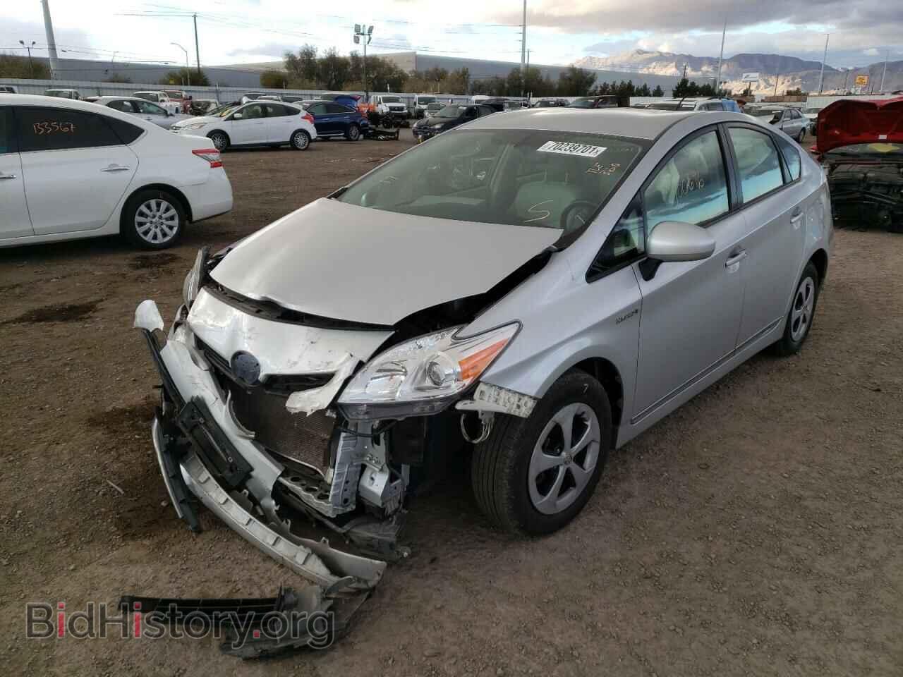 2014 TOYOTA PRIUS - VIN: JTDKN3DU4E0394490 - Фото 2