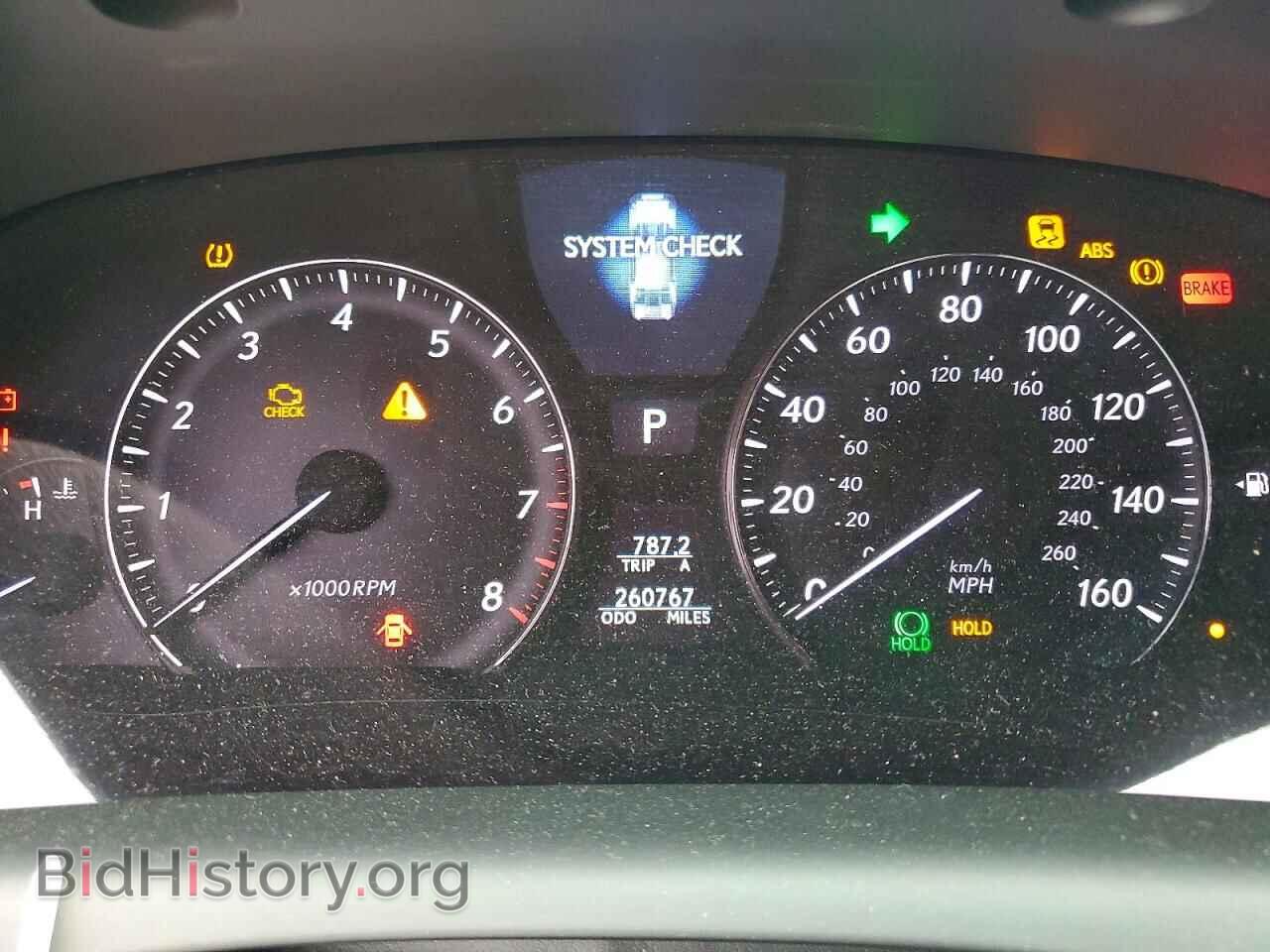 2007 LEXUS LS460 - VIN: JTHBL46F175044586 - Фото 9