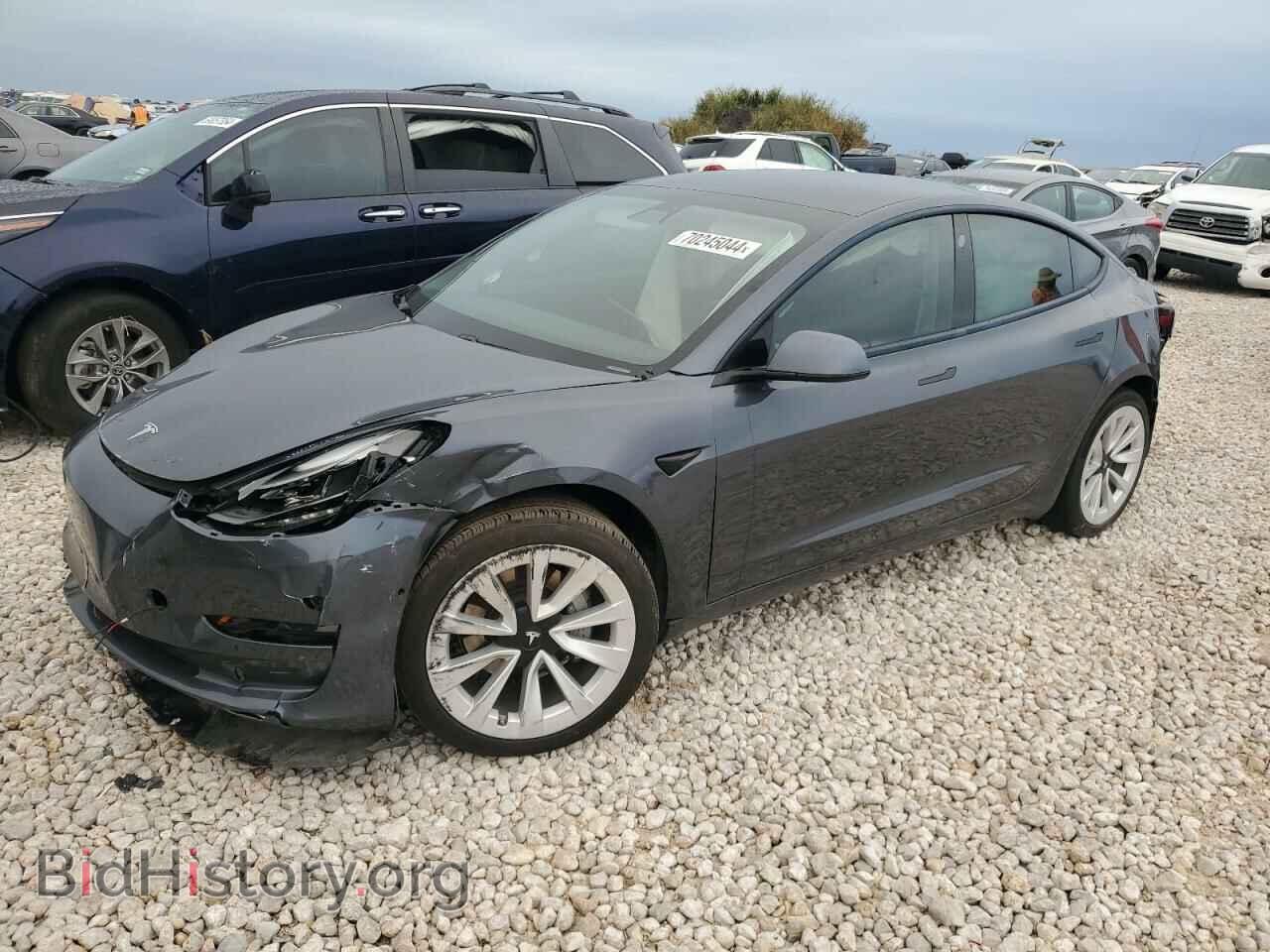 Photo 5YJ3E1EB4MF936712 - TESLA MODEL 3 2021