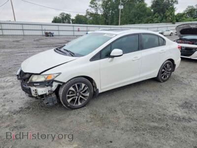 2013 Honda CIVIC EXL, белый — VIN 19XFB2F94DE073374, Copart