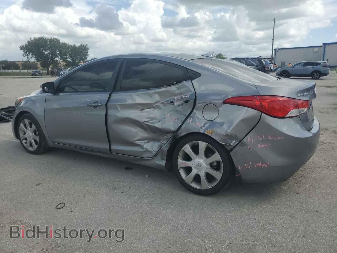 2012 HYUNDAI ELANTRA - VIN: KMHDH4AE1CU470977 - Фото 2